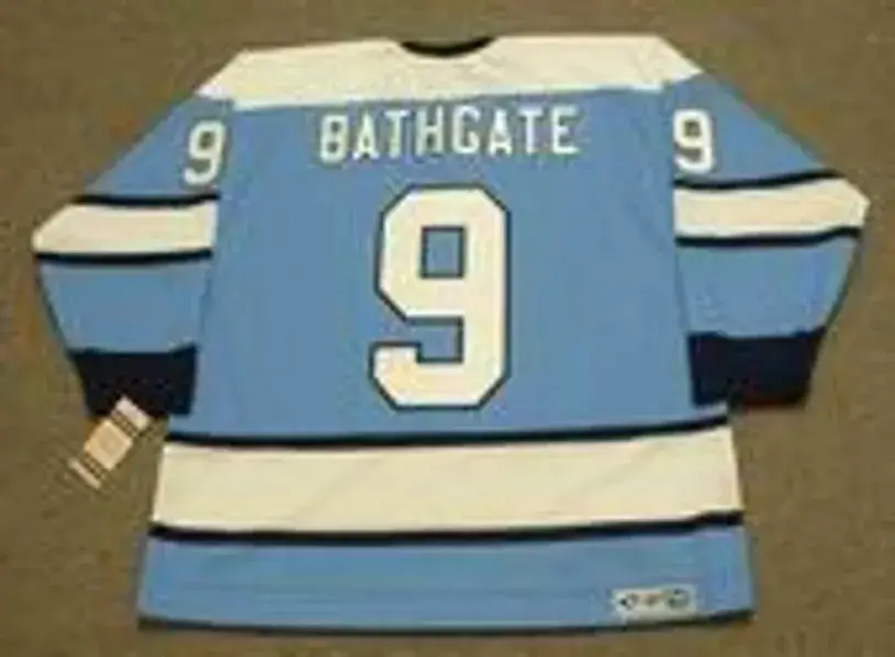 ANDY BATHGATE Pittsburgh Penguins 1970 CCM Throwback NHL Hockey Jersey 