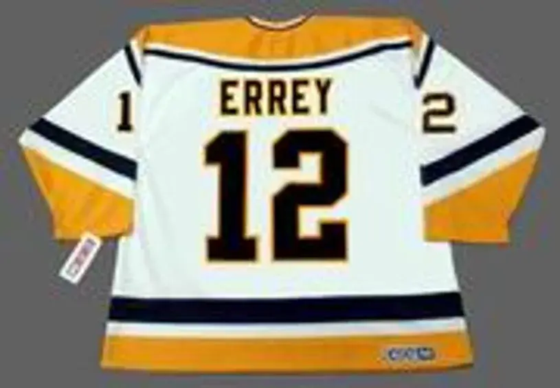 BOB ERREY Pittsburgh Penguins 1993 Home CCM Throwback NHL Hockey Jersey 