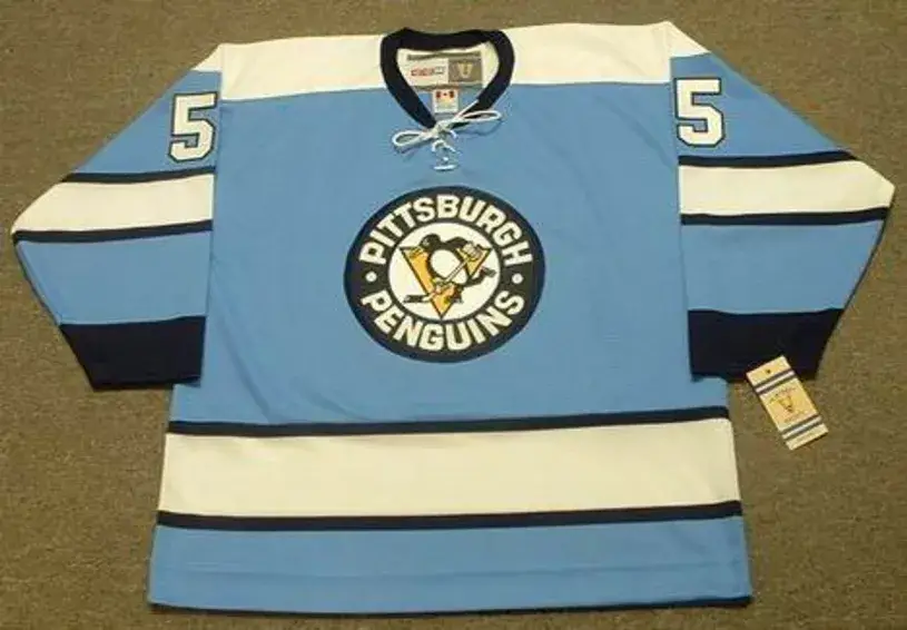 BRYAN WATSON Pittsburgh Penguins 1969 Away CCM Throwback NHL Hockey Jersey