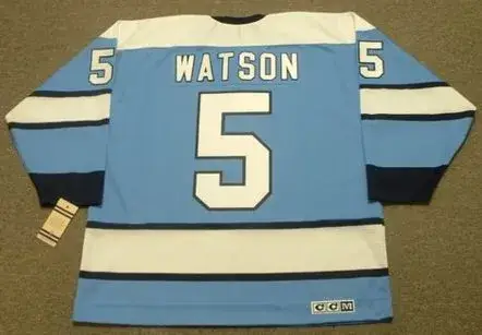 BRYAN WATSON Pittsburgh Penguins 1969 Away CCM Throwback NHL Hockey Jersey 