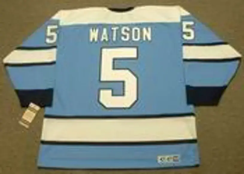 BRYAN WATSON Pittsburgh Penguins 1969 Away CCM Throwback NHL Hockey Jersey 