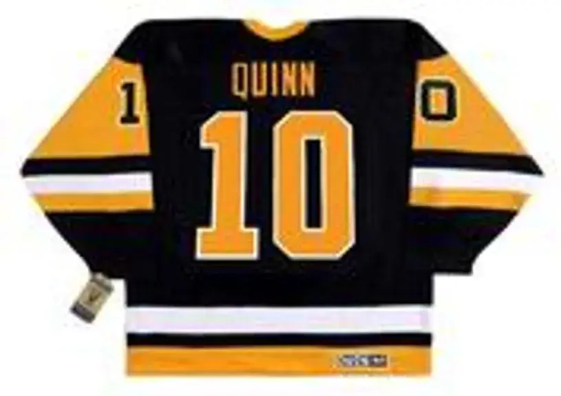DAN QUINN Pittsburgh Penguins 1988 Away CCM Throwback NHL Hockey Jersey 