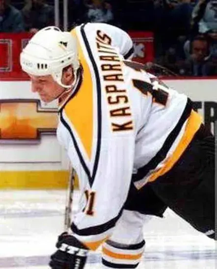 DARIUS KASPARAITIS Pittsburgh Penguins 1998 Home CCM Throwback NHL Hockey Jersey 