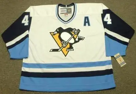 DAVE BURROWS Pittsburgh Penguins 1977 Home CCM Throwback NHL Hockey Jersey