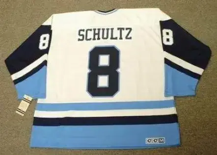 DAVE SCHULTZ Pittsburgh Penguins 1977 Home CCM Throwback NHL Hockey Jersey 