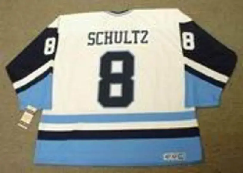 DAVE SCHULTZ Pittsburgh Penguins 1977 Home CCM Throwback NHL Hockey Jersey 