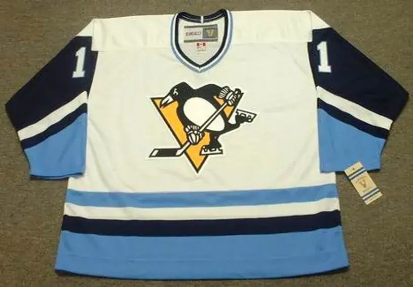 DENIS HERRON Pittsburgh Penguins 1977 Home CCM Throwback NHL Hockey Jersey