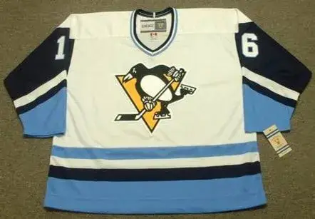 DEREK SANDERSON Pittsburgh Penguins 1977 CCM Vintage Throwback NHL Jersey