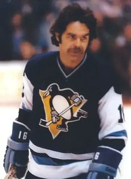 DEREK SANDERSON Pittsburgh Penguins 1977 CCM Vintage Throwback NHL Jersey 