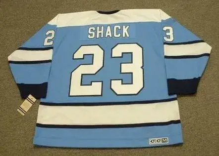 EDDIE SHACK Pittsburgh Penguins 1971 CCM Vintage Throwback NHL Hockey Jersey 