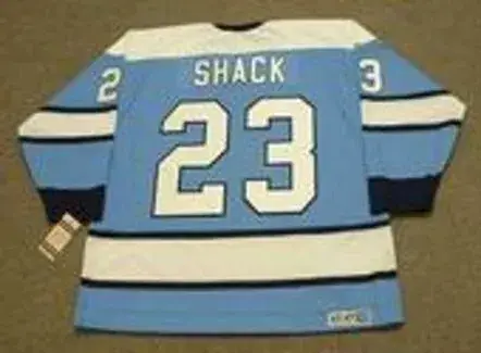 EDDIE SHACK Pittsburgh Penguins 1971 CCM Vintage Throwback NHL Hockey Jersey 