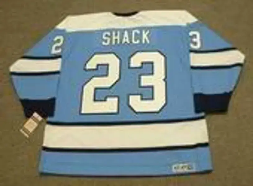 EDDIE SHACK Pittsburgh Penguins 1971 CCM Vintage Throwback NHL Hockey Jersey 