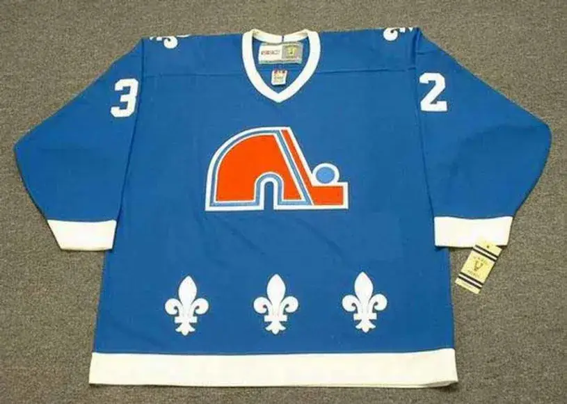 DALE HUNTER Quebec Nordiques 1985 Away CCM Throwback NHL Hockey Jersey