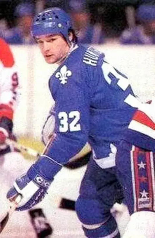 DALE HUNTER Quebec Nordiques 1985 Away CCM Throwback NHL Hockey Jersey 