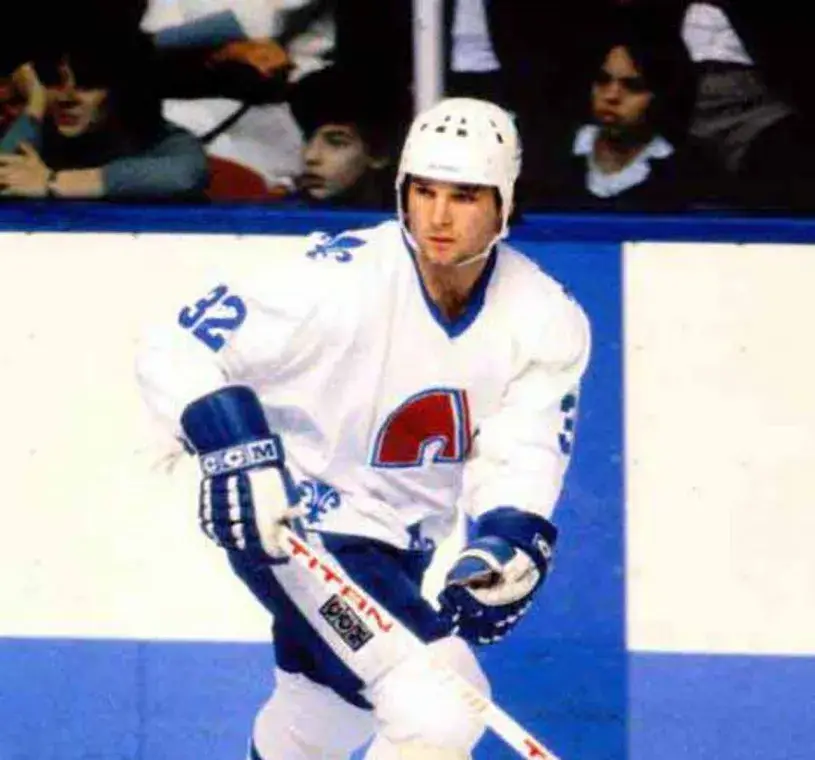 DALE HUNTER Quebec Nordiques 1985 Home CCM Vintage Throwback Hockey Jersey 