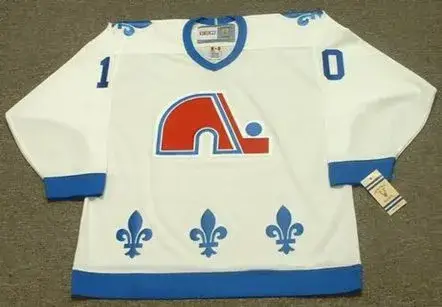 GUY LAFLEUR Quebec Nordiques 1990 Home CCM Vintage Throwback Hockey Jersey