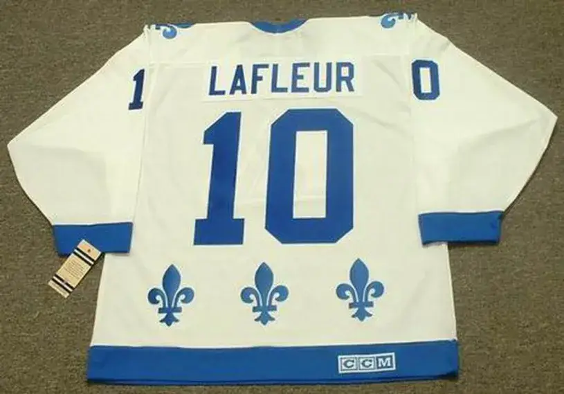 GUY LAFLEUR Quebec Nordiques 1990 Home CCM Vintage Throwback Hockey Jersey 