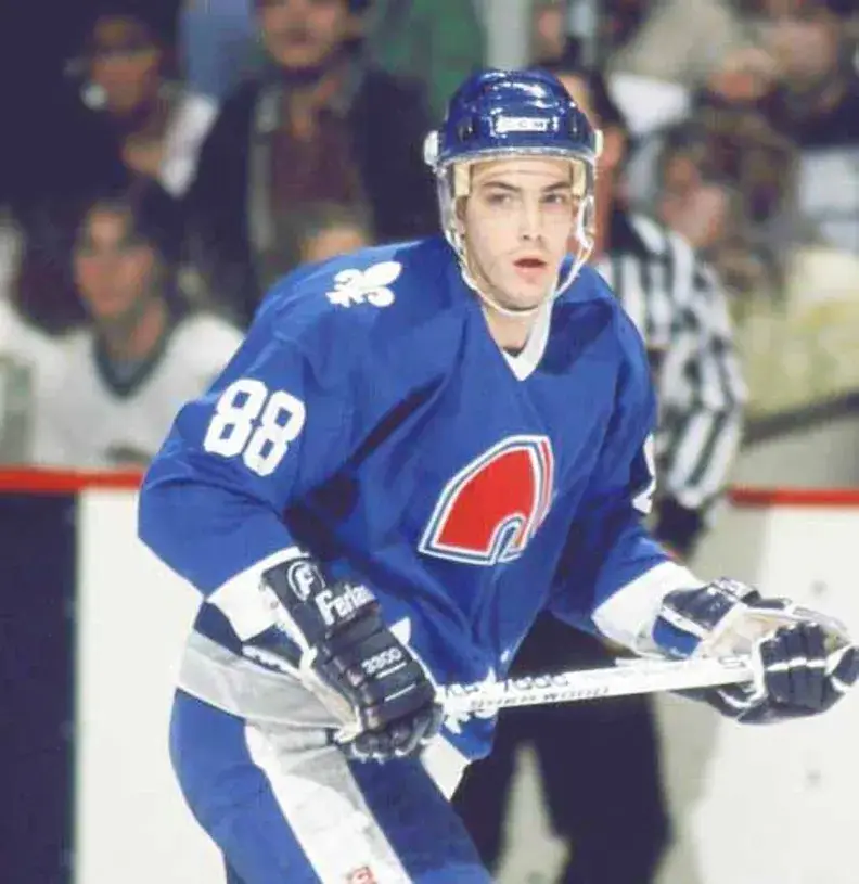JOE SAKIC Quebec Nordiques 1988 Away CCM Throwback NHL Hockey Jersey 