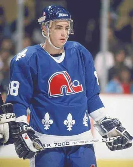 JOE SAKIC Quebec Nordiques 1988 Home CCM Throwback NHL Hockey Jersey 