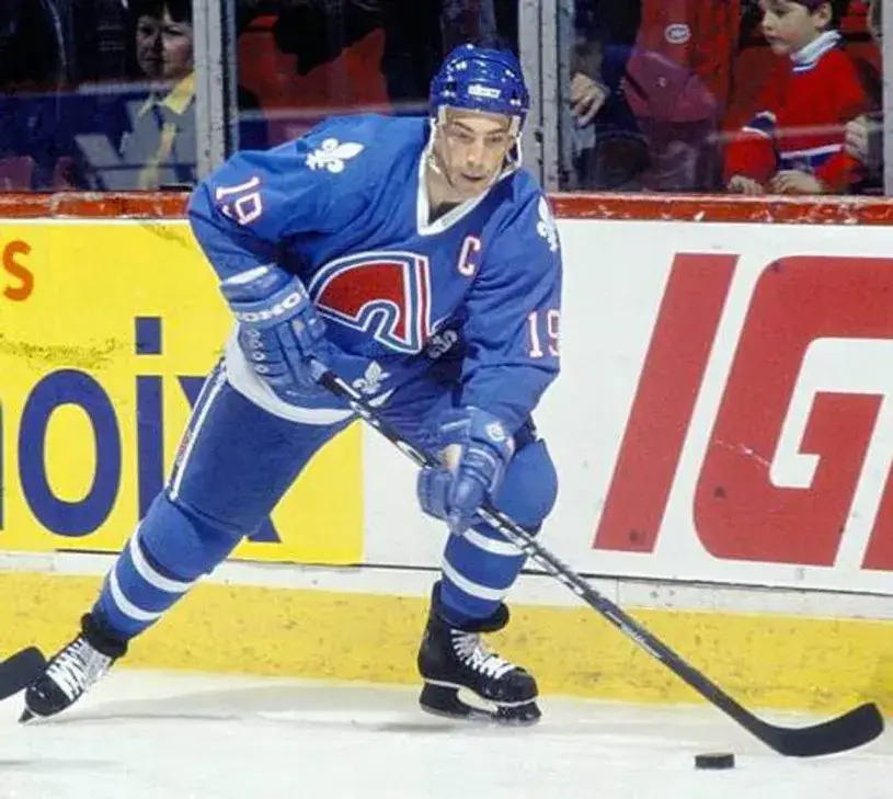 JOE SAKIC Quebec Nordiques 1992 Away CCM Throwback NHL Hockey Jersey 