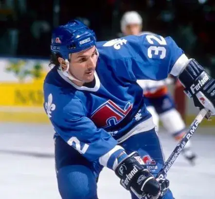 LUCIEN DEBLOIS Quebec Nordiques 1989 Away CCM Throwback NHL Hockey Jersey 