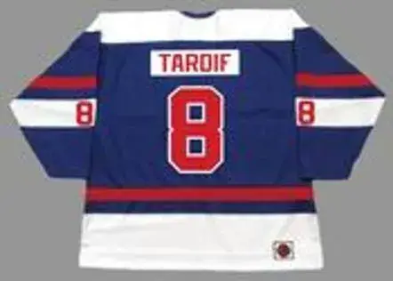 MARC TARDIF Quebec Nordiques 1974 WHA Throwback Hockey Jersey 
