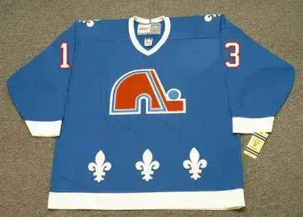 MATS SUNDIN Quebec Nordiques 1991 Away CCM Throwback NHL Hockey Jersey