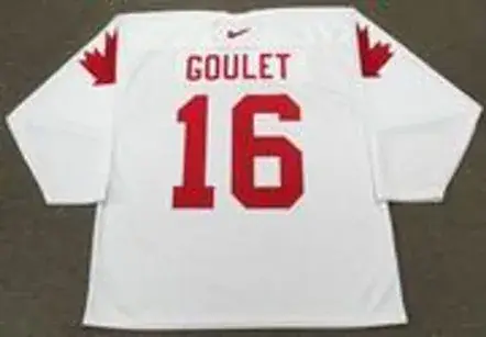 MICHEL GOULET 1987 Team Canada Nike Throwback Hockey Jersey 
