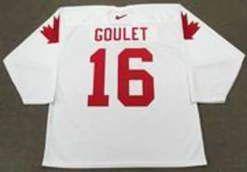 MICHEL GOULET 1987 Team Canada Nike Throwback Hockey Jersey 