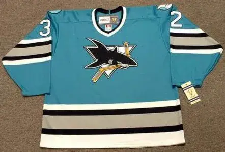 ARTURS IRBE San Jose Sharks 1993 CCM Vintage Throwback NHL Hockey Jersey