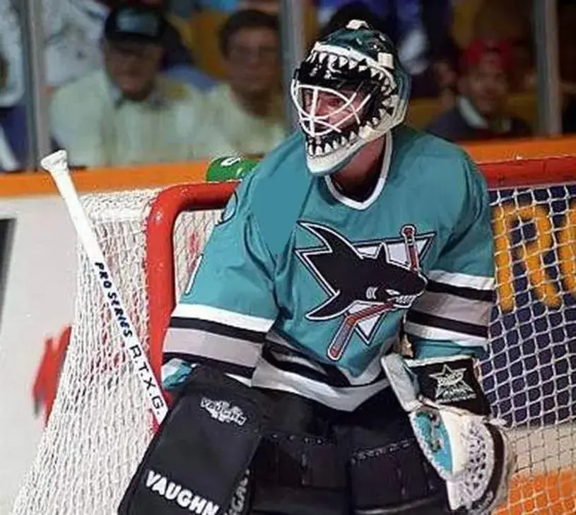 BRIAN HAYWARD San Jose Sharks 1992 CCM Vintage Throwback NHL Hockey Jersey 