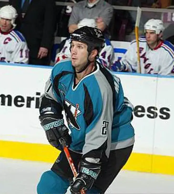 BRYAN MARCHMENT San Jose Sharks 2001 CCM Throwback NHL Home Hockey Jersey 