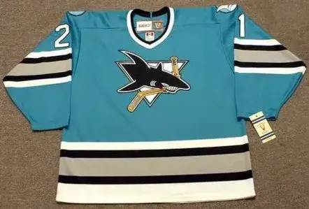 CRAIG COXE San Jose Sharks 1992 CCM Vintage Throwback NHL Hockey Jersey