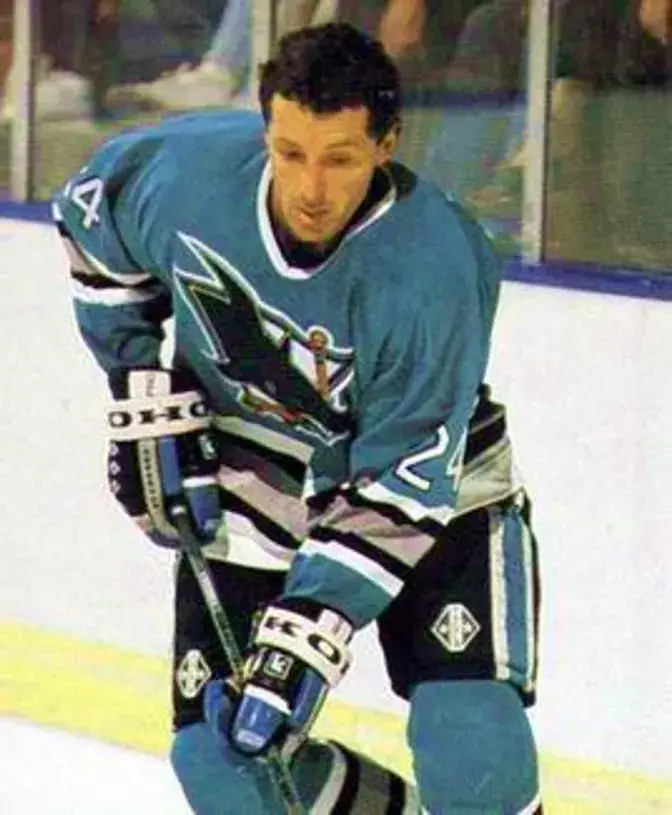 DOUG WILSON San Jose Sharks 1992 CCM Vintage Throwback NHL Hockey Jersey 