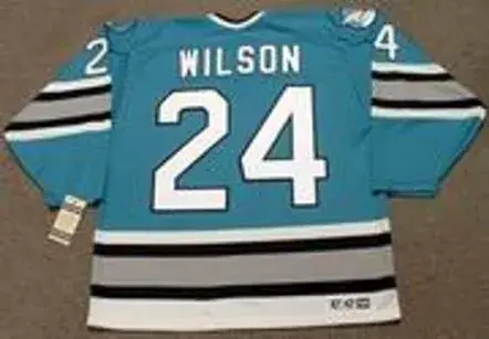 DOUG WILSON San Jose Sharks 1992 CCM Vintage Throwback NHL Hockey Jersey 