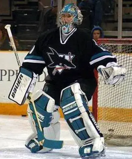 EVGENI NABOKOV San Jose Sharks 2002 CCM Throwback Alternate NHL Jersey 