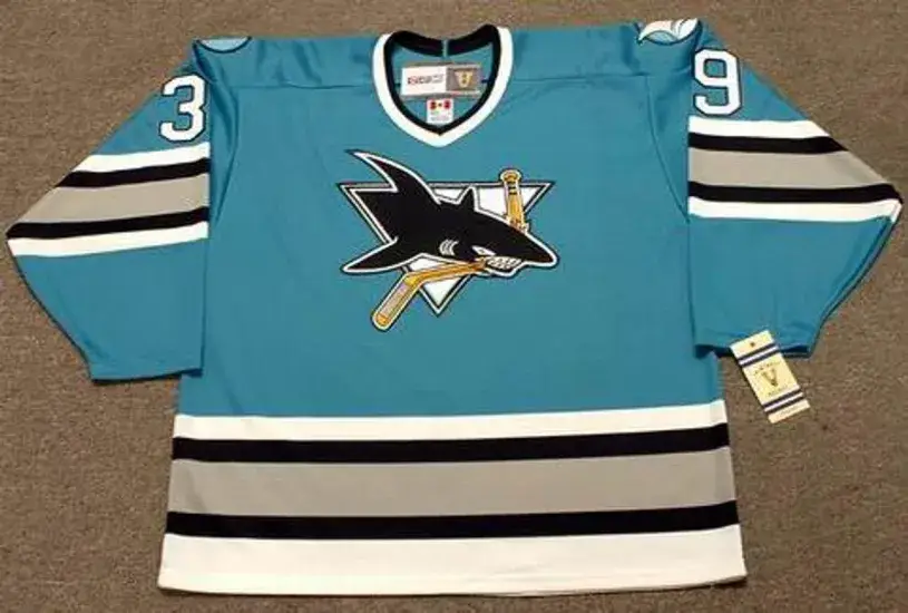 JEFF FRIESEN San Jose Sharks 1997 CCM Vintage Throwback NHL Hockey Jersey