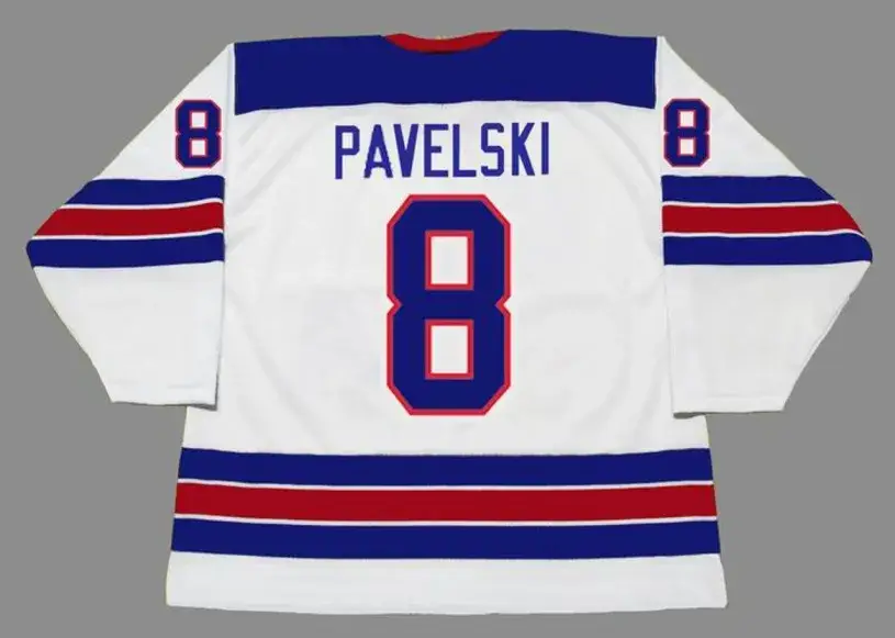 JOE PAVELSKI 2014 USA Nike Olympic Throwback Hockey Jersey 