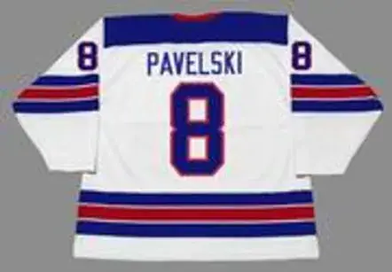 JOE PAVELSKI 2014 USA Nike Olympic Throwback Hockey Jersey 