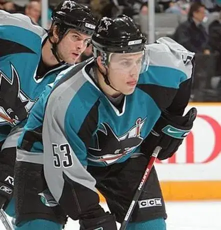 JOE PAVELSKI San Jose Sharks 2006 CCM Throwback NHL Home Hockey Jersey 