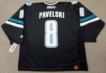 JOE PAVELSKI San Jose Sharks 2007 CCM Throwback Alternate NHL Jersey 