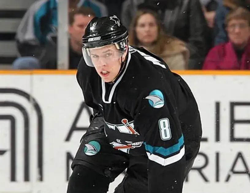 JOE PAVELSKI San Jose Sharks 2007 CCM Throwback Alternate NHL Jersey 