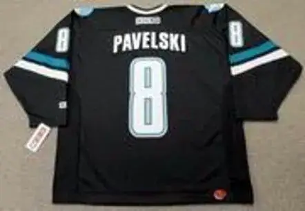 JOE PAVELSKI San Jose Sharks 2007 CCM Throwback Alternate NHL Jersey 