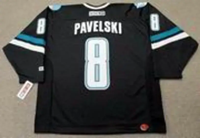 JOE PAVELSKI San Jose Sharks 2007 CCM Throwback Alternate NHL Jersey 