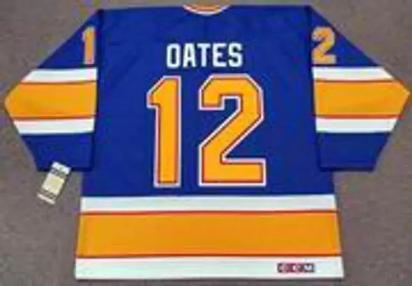 ADAM OATES St. Louis Blues 1989 CCM Vintage Throwback NHL Hockey Jersey 