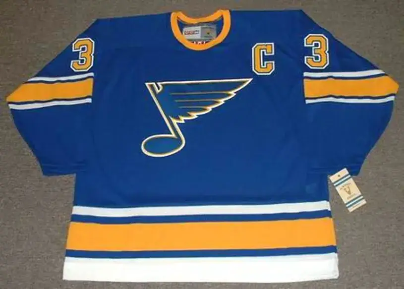 AL ARBOUR St. Louis Blues 1967 CCM Vintage Throwback NHL Hockey Jersey
