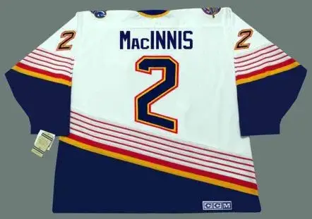 AL MacINNIS St. Louis Blues 1996 Home CCM Throwback NHL Hockey Jersey 