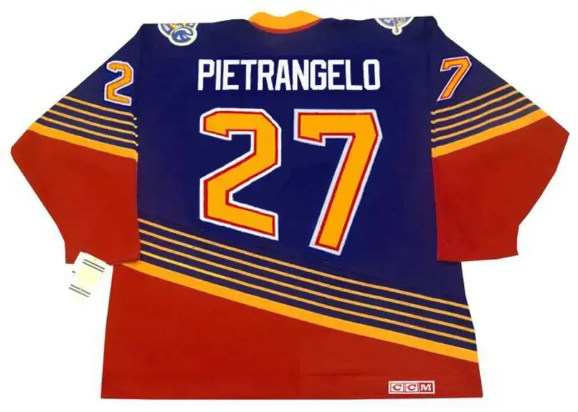 ALEX PIETRANGELO St. Louis Blues 1990’s CCM NHL Vintage Throwback Jersey 