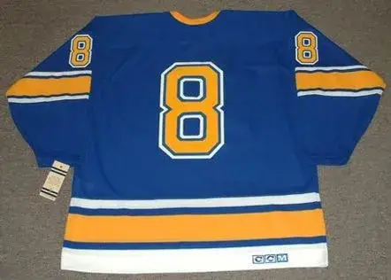 BARCLAY PLAGER St. Louis Blues 1971 CCM Vintage Throwback NHL Hockey Jersey 