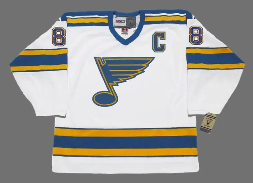 BARCLAY PLAGER St. Louis Blues 1973 CCM Vintage Throwback NHL Hockey Jersey